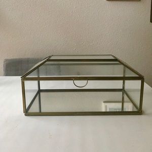 See Through Mirror Box Home Decor
